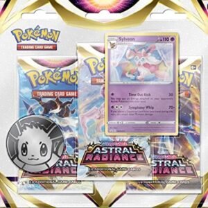 Pokémon TCG: Sword & Shield – Astral Radiance Triple Pack & Sylveon Foil Promo Card