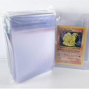 50x Semi Rigid Card Holder Sleeves - Perfect for Grading TCG & Sports Cards at PSA, BGS & SGC