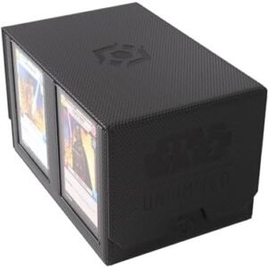 Gamegenic | Star Wars Unlimited Double Deck Pod - Black | Trading Card Accessory