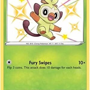 Grookey SV004/SV122 Shiny Rare Pokemon Card (Shining Fates) + 1x TitanCards® Toploader