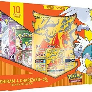 PoKéMoN TCG: Reshiram & Charizard GX Premium Collection, Gold, One Size