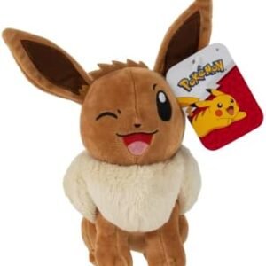 Pokemon Cuddly Toy Eevee Eevi 20 cm - Pokemon Plush Toy - 2022 - Pokemon Plush - Officially Licensed Pokemon Toy