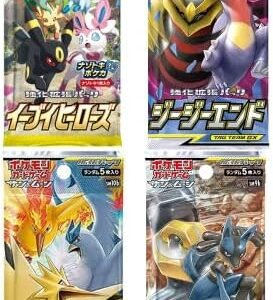 Pokemon TCG 4x Japanese Booster Packs of Pokemon Cards at Random | 100% Authentic + TitanCards Toploader