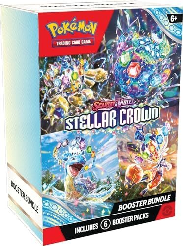 Pokémon TCG: Scarlet & Violet—Stellar Crown Booster Bundle (6 Booster Packs)