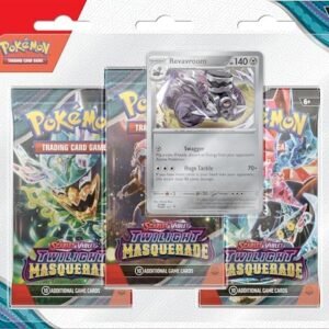 Pokémon TCG: Scarlet & Violet—Twilight Masquerade 3-Pack Blister: Revavroom (3 Booster Packs & 1 Foil Promo Card)