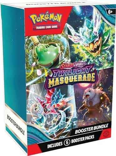 Pokémon TCG: Scarlet & Violet—Twilight Masquerade Booster Bundle (6 Boosters)