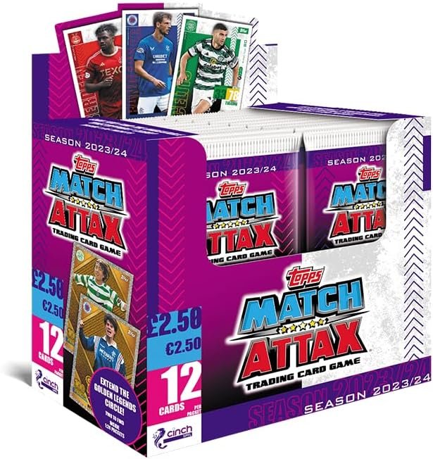 SPFL Match Attax 2024 - Display Box - 24 packets of Match Attax 2024 (288 cards)