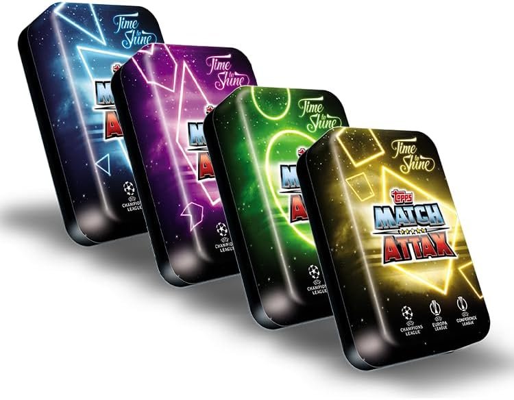 Topps Match Attax 24/25 - Mega Tin Bundle - Amazon Exclusive! All 4 Mega Tins in this year's Match Attax Collection!