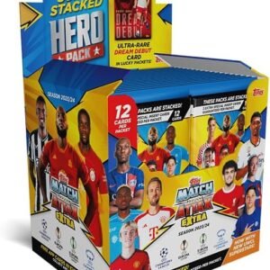 Topps Match Attax Extra 2024 - Full Box - 36 packets of Match Attax Extra 2024 (432 cards). 12 cards per packet.