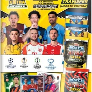 Topps Match Attax Extra 2024 - Transfer Update Edition Multipack - 49 cards including 16 New Transfers, 8 Deadline Day New Transfers plus a Transfer Power LE card!