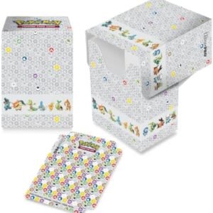 Ultra Pro Pokémon: First Partner Accessory Bundle - Includes: Storage Box for 700+ Sleeved Cards, Deck Box, 65ct Deck Protector Sleeves, Playmat (24"x13.5")