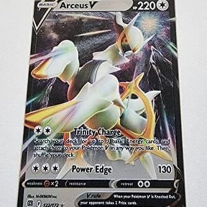 Arceus V 122/172 Brilliant Stars - Ultra Rare Pokemon Card - Holo Foil