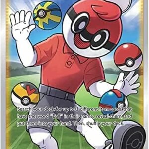 Ball Guy 065/072 Ultra Rare Pokemon Card (Shining Fates) + 1x TitanCards® Toploader