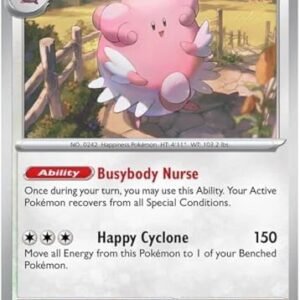 Blissey 145/198 Uncommon Pokemon Card (Scarlet & Violet Base) + 1x TitanCards® Toploader