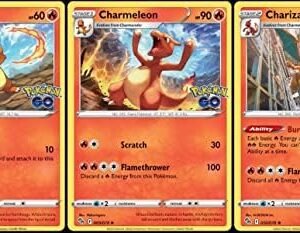 Charizard 010/078 - Pokemon Go - Foil - Evolution Card Lot - Charmeleon Charmander