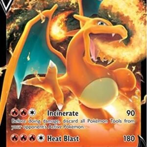 Charizard V 017/172 Brilliant Stars - Ultra Rare Pokemon Card - Holo Foil