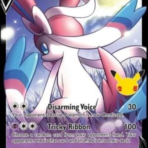 Dark Sylveon V - SWSH134 - Black Star Promo - Pokemon Celebration Card - Holo Foil