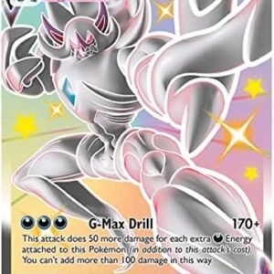 Grimmsnarl VMAX SV117/SV122 Shiny Rare Pokemon Card (Shining Fates) + 1x TitanCards® Toploader