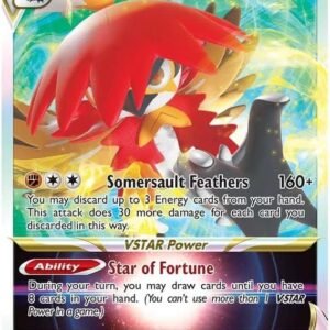 Hisuian Decidueye VSTAR 084/189 Rare VSTAR Pokemon Card (SWSH Astral Radiance) + 1x TitanCards® Toploader