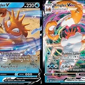 Kingler V & Vmax 029/172 Brilliant Stars - Ultra Rare Pokemon Card Lot