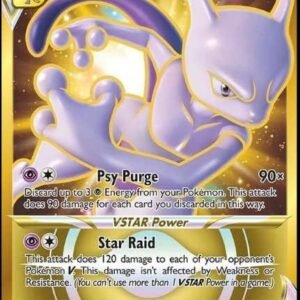 Mewtwo Vstar 086/078 - Pokemon Go - Gold Secret Rare Card