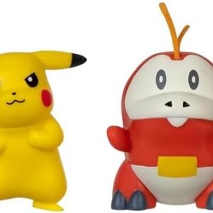 Pokémon Battle Figure First Partner 2 Pack - 2-Inch Fuecoco and Pikachu Battle Figures with Authentic Details