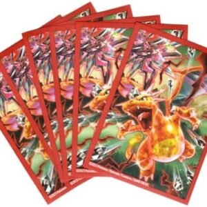 Pokemon Card Sleeves, 65 Pack - Charizard Tera Legendary Form