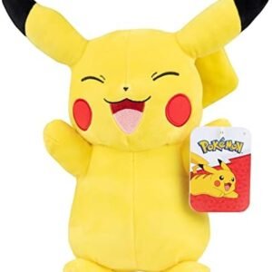 Pokémon Happy Pikachu Plush Stuffed Animal Toy - Large 12" - Officially Licensed - Great Gift for Kids