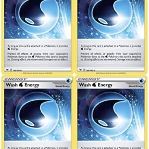 Pokemon Special Energy Set - Wash Energy 165/185 - Sun Moon Vivid Voltage - x4 Card Lot