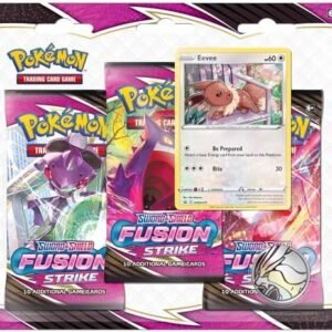 Pokémon | Sword & Shield 8 Fusion Strike: 3-Pack Booster (One at Random) | Card Game | Ages 6+ | 2 Players | 10+ Minutes Playing Time