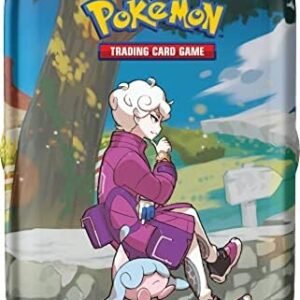 Pokémon TCG: Crown Zenith Mini Tin – Bede & Hatenna (2 Booster Packs & 1 Pokémon Art Card)