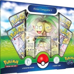 Pokémon TCG: GO Collection - Alolan Exeggutor (1 Foil Promo Card, 1 Foil Oversize Card & 4 Booster Packs)