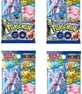 Pokemon TCG Pokemon GO Booster Packs x4 Japanese + TitanCards Toploader