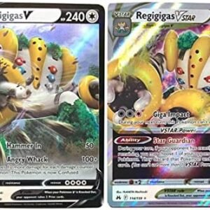 Regigigas V & VSTAR - 114/159 - Crown Zenith - Pokemon Ultra Rare Card Lot