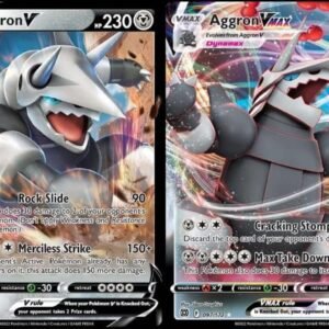 Aggron V & Vmax 097/172 Brilliant Stars - Ultra Rare Pokemon Card Lot