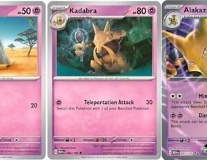 Alakazam ex 065/165 - Pokemon 151 - Double Rare - Evolution 3 Card Set - Kadabra Abra