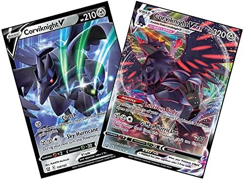 Corviknight Vmax & V - Battle Styles - Ultra Rare Card Lot - 109/163 & 110/163 - Holo Rare