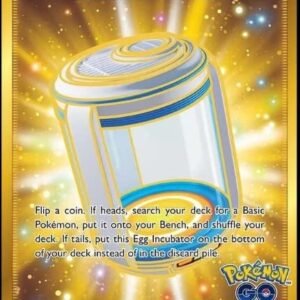 Egg Incubator 087/078 - Pokemon Go - Gold Secret Rare Card