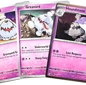 Houndstone 106/198 - Scarlet & Violet - Pokemon Evolution 3 Card Set - Greavard