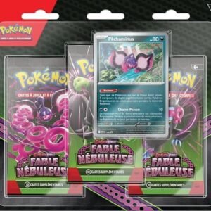 Pokémon Blister of 3 Scarlet and Purple Booster Packs – TCG Nebula Fable