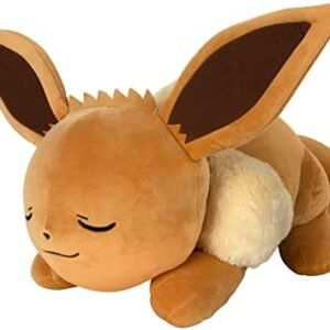 Pokémon Eevee Sleeping Plush - 18 Inch Premium Plush in Sleeping Pose