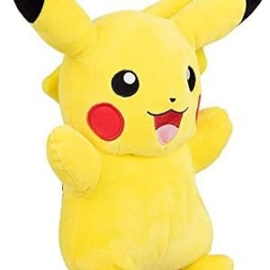 Pokemon Official & Premium Quality 8-Inch Pikachu Plush - Adorable, Ultra-Soft, Plush Toy, Perfect for Playing & Displaying - Gotta Catch ‘Em All, Yellow