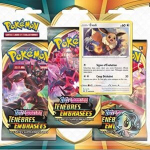 Pokemon Sword and Shield (EB03) Burning Shadows Cards: 3PACK01EB03 Pack of 3 Boosters [English language not ]