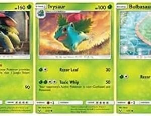 Pokemon Venusaur 3/73 Shining Legends - Evolution 3 Card Lot - Bulbasaur Ivysaur