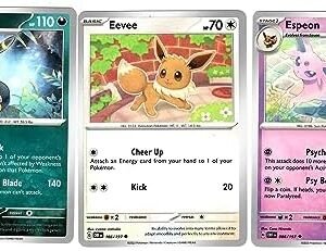 Umbreon Espeon Eevee - Obsidian Flames - Pokemon Evolution 3 Card Lot - 086/197-130/197