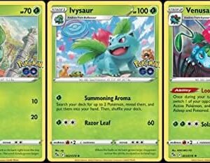 Venusaur 003/078 - Pokemon Go - Foil - Evolution Card Lot - Ivysaur Bulbasaur