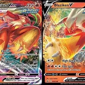 Blaziken Vmax & V - Chilling Reign - Pokemon Ultra Rare Lot - 020/198 & 021/198