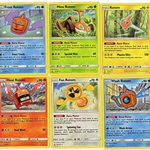 Pokemon - Rotom Card Set - Frost/Wash/Mow/Heat/Fan - Ultra Prism Lot