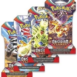 Pokemon Scarlet & Violet 3 Obsidian Flames Sleeved Booster 8 Packs