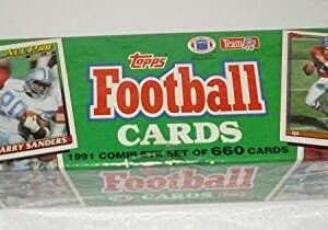 1991 Topps NFL Football Cards Unopened Factory Set (660 different cards), Troy Aikman, and dozens of other top superstars! by Topps